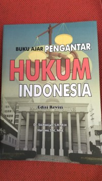 BUKU AJAR PENGANTAR HUKUM INDONESIA