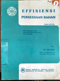 EFFISIENSI PERSEDIAAN BAHAN