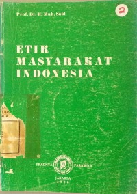 Etik masyarakat Indonesia