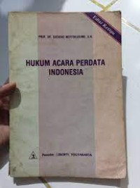 Hukum Acara Perdata Indonesia Edisi Ketiga