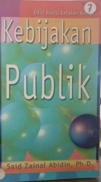 Kebijakan publik