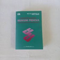 KITAB PELAJARAN HUKUM PIDANA