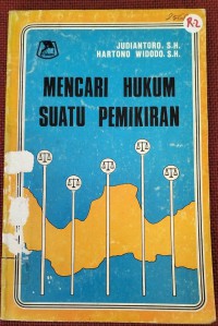 MENCARI HUKUM SUATU PEMIKIRAN
