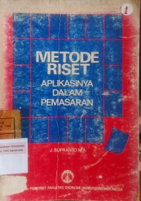 Metode riset: Aplikasi dalam pemasaran