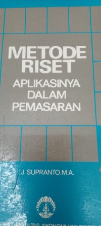 Metode riset: Aplikasinya dalam pemasaran