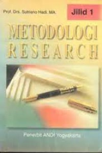 Metodologi research jilid 1