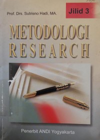Metodologi research jilid 3