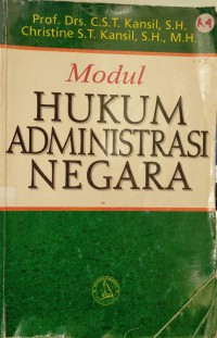Modul hukum administrasi negara
