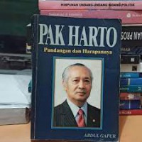 PAK HARTO PANDANGAN DAN HARAPANNYA