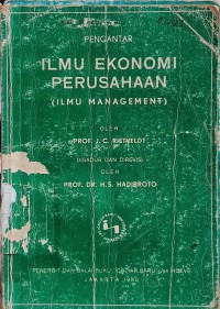 PENGANTAR ILMU EKONOMI PERUSAHAAN (ILMU MANAJEMEN)