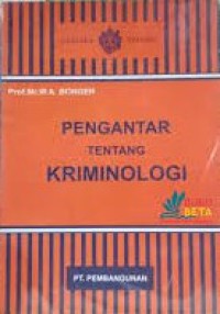 Pengantar Tentang Kriminologi