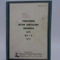 Peraturan Beton Bertulang Indonesia 1971