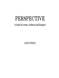 PERSPECTIVE (A GUIDE FOR ARTIST, ARCITECTS AND DESIGNERS)