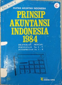 Prinsip akuntansi Indonesia 1984