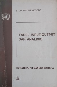 Tabel input-output dan Analisis/Perserikatan Bangsa-Bangsa